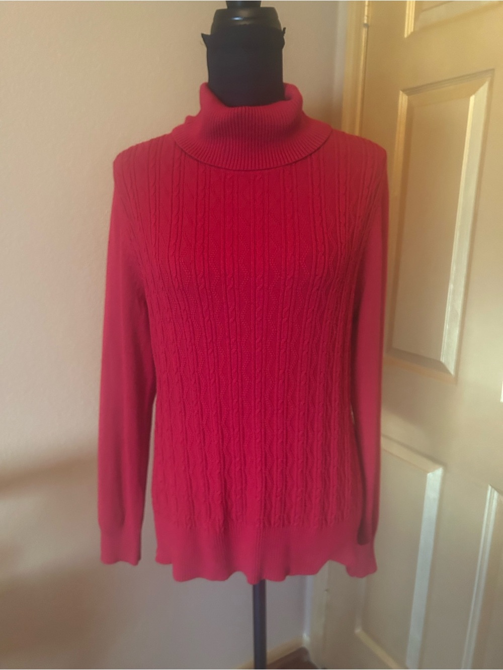 Love Scarlet red turtleneck sweater